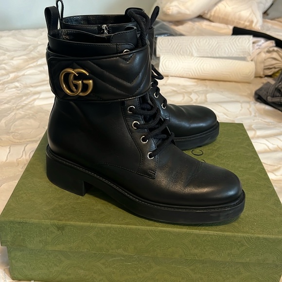 Gucci Black Boots size 39 - Picture 1 of 9